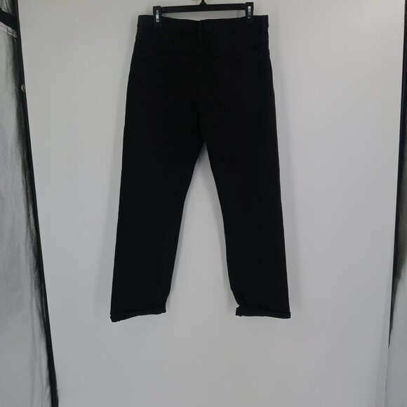 Free People We The Free Black Distressed Jeans Button Fly Size 28 - Picture 11 of 15